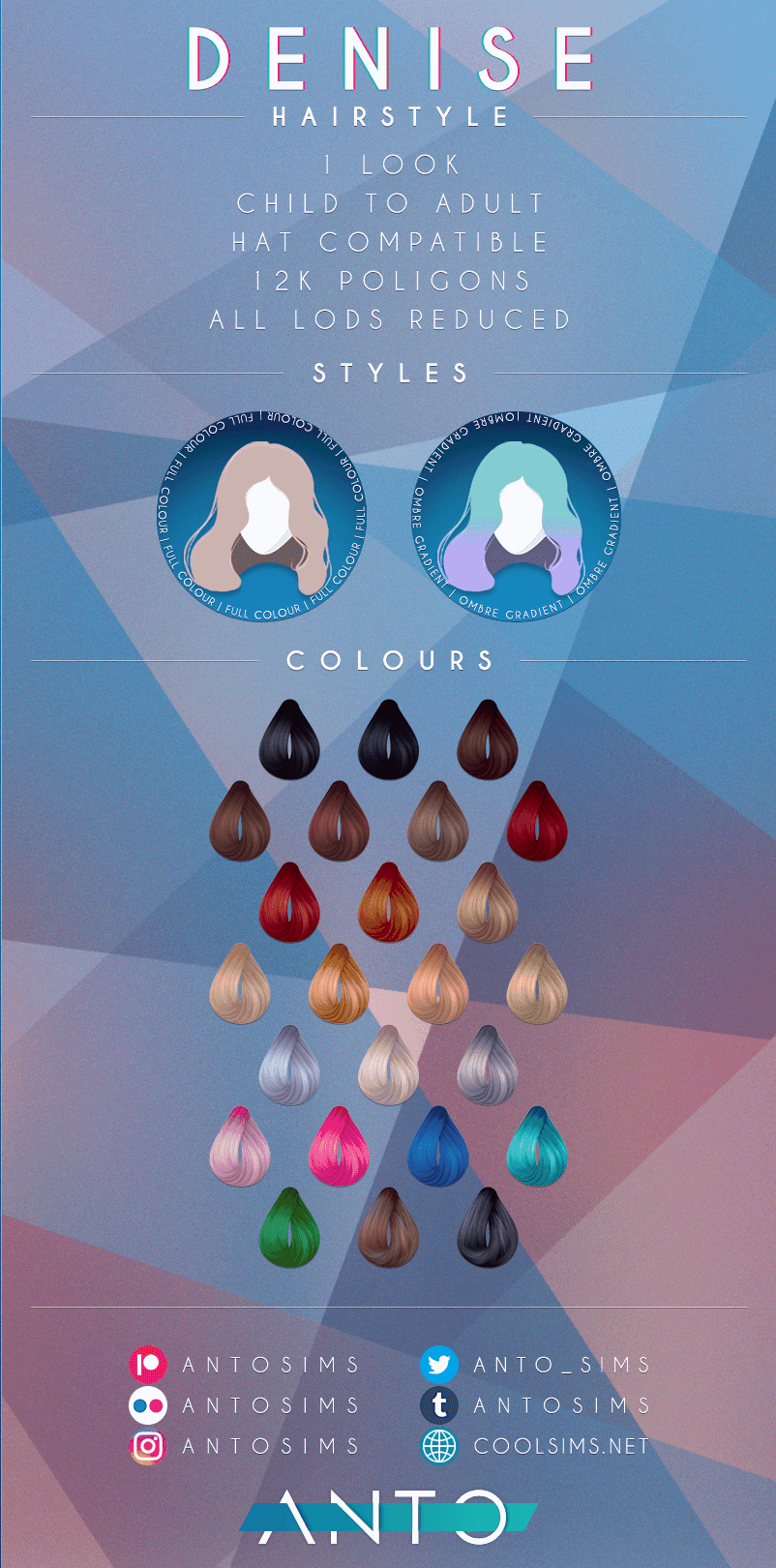 Галерея мода Прическа Denise Hairstyle #1